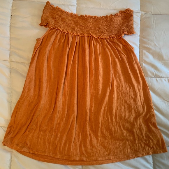Womens Max Studio orange top - Picture 2 of 6